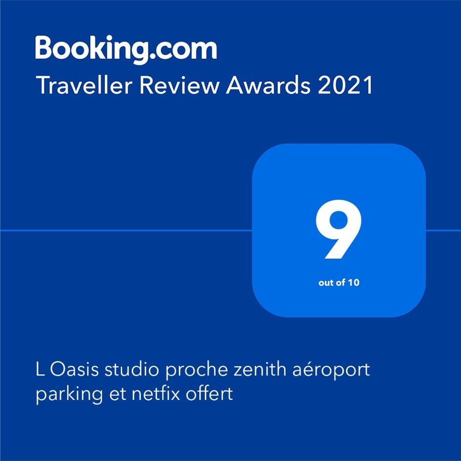 L Oasis Studio Proche Hopital Et Aeroport Piscine Parking &Netflix Toulouse Luaran gambar