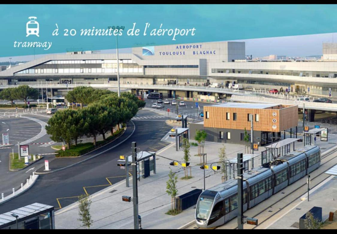 L Oasis Studio Proche Hopital Et Aeroport Piscine Parking &Netflix Toulouse Luaran gambar