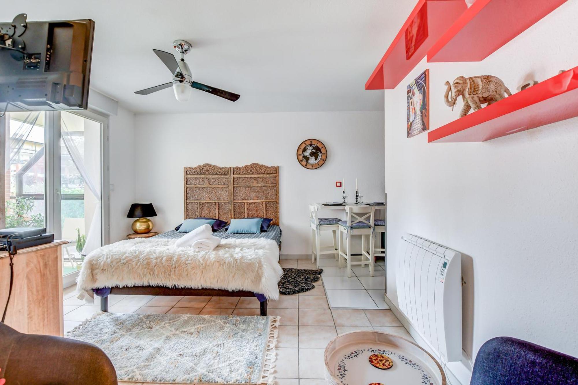 L Oasis Studio Proche Hopital Et Aeroport Piscine Parking &Netflix Toulouse Luaran gambar