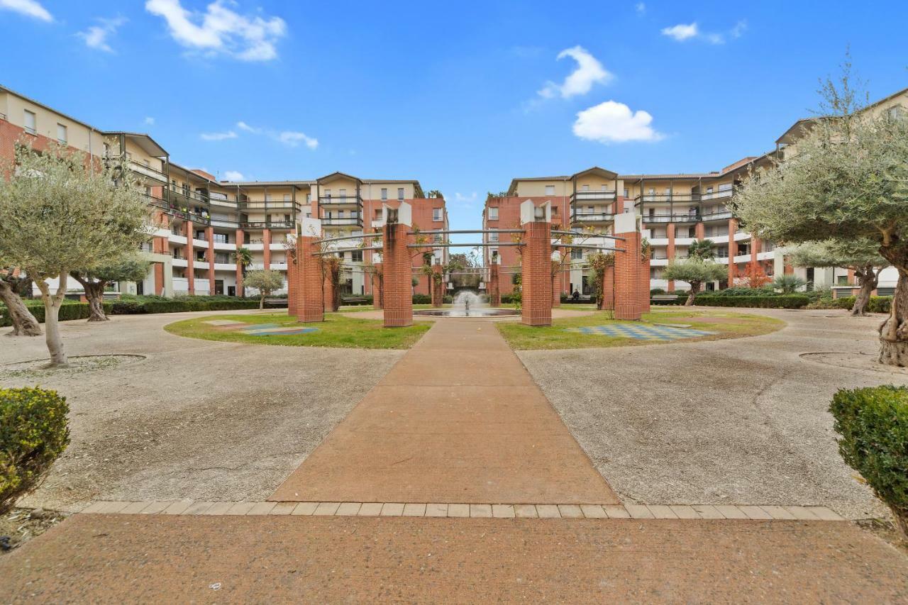 L Oasis Studio Proche Hopital Et Aeroport Piscine Parking &Netflix Toulouse Luaran gambar